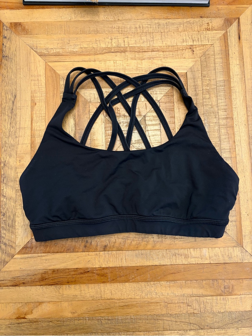 lululemon athletica Black Energy Sports Bra